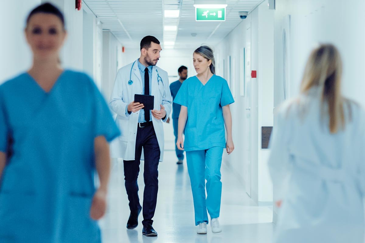 doctors in a hospital